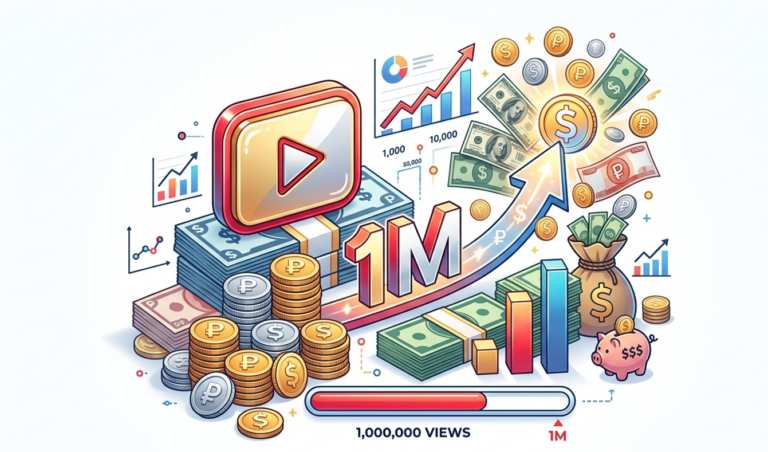Сколько платит Ютуб за 1 миллион просмотров